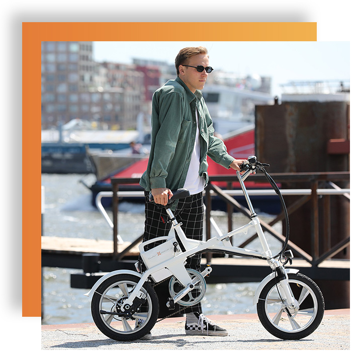 tand Brochure Vooruitgaan Synergybikes | Crossfold | De Handigste en Snelste Elektrische Vouwfiets